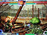 une photo d'Ã©cran de SNK VS Capcom Chaos sur SNK Neo Geo